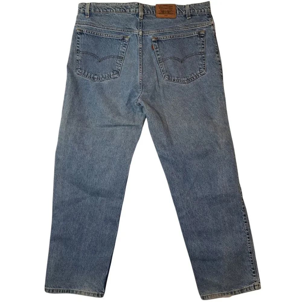 Vintage Levis Jeans Mens 40 Blue 540 Signature 100% Cotton Relaxed Fit 90s 40X29